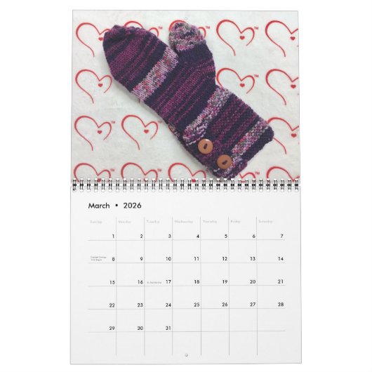 Smitten avec calendrier Mittens 2019 (Mar 2026)