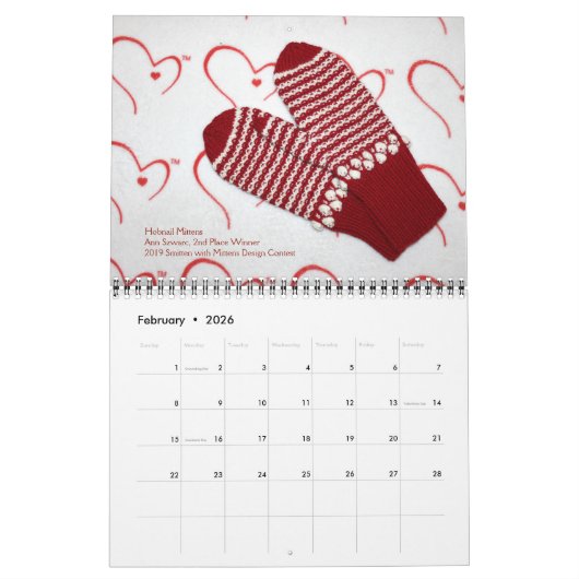 Smitten avec calendrier Mittens 2019 (Feb 2026)