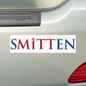 SMITTEN-Bumpersticker Bumpersticker (Op auto)
