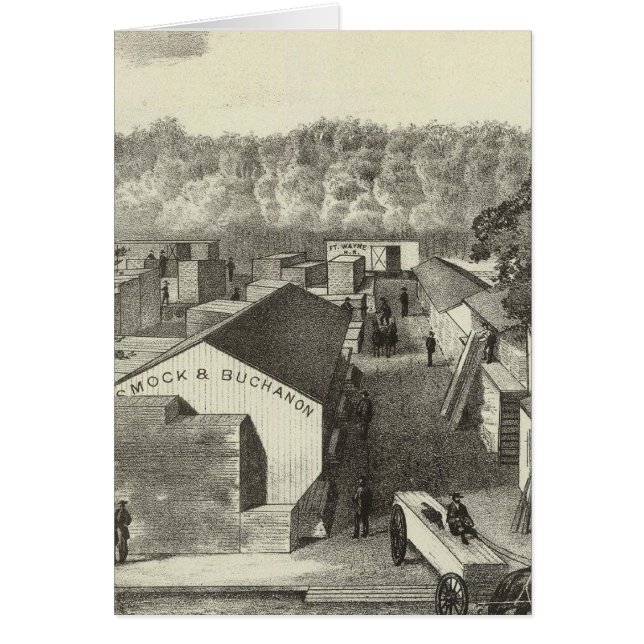 Smock & Buchanon, marchands de bois, Asbury Park,  (Devant)