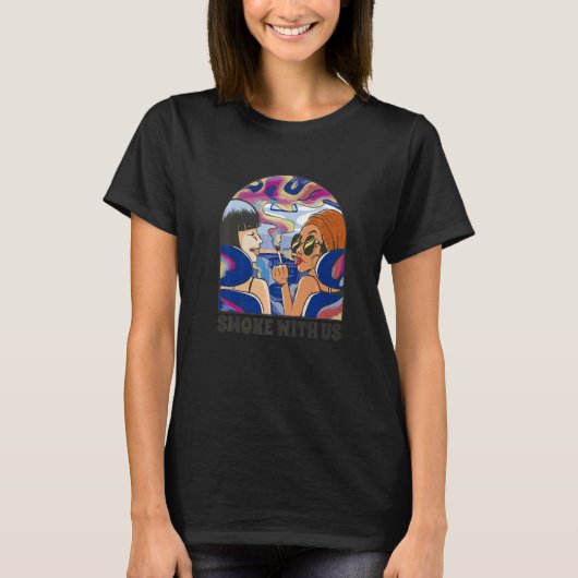 Smoke With Us T-shirt (Voorkant)