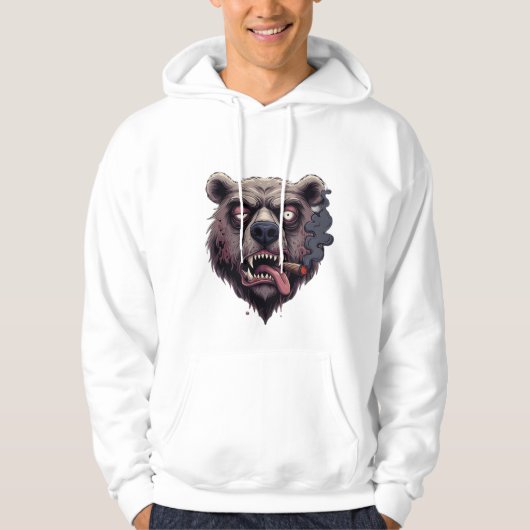 Smoked Out Smokey Bear Hoodie (Voorkant)