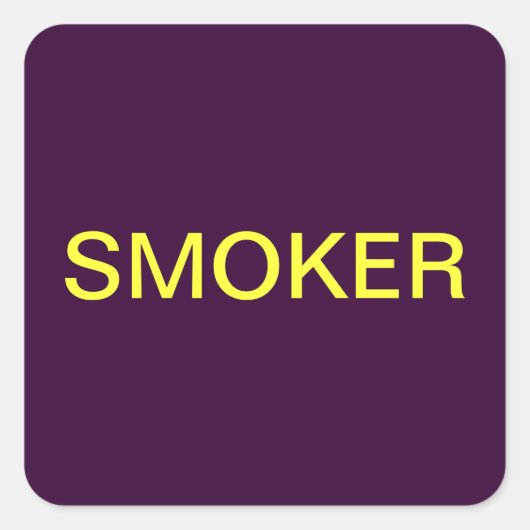Smoker Medical Chart Labels (Voorkant)