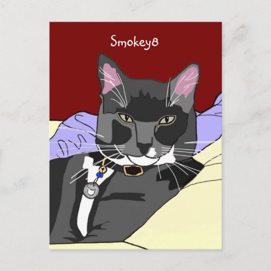 Smokey8 Briefkaart (Voorkant)