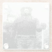 Smokey Beer Glazen Onderzetter (Achterkant)