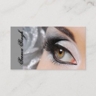 Smokey Eye Silver Visitekaartje