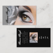 Smokey Eye Silver Visitekaartje (Voorkant / Achterkant)