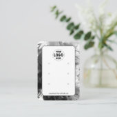 Smokey Gothic grote Multi Oorbel Display Combo Visitekaartje (Staand voorkant)