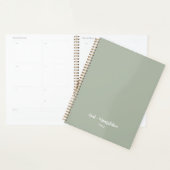 Smokey green planner (Display)