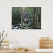 Smokey Mountain Stream Poster (Keuken)
