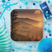 Smokey Mountains Papieren Bordje (Feest)