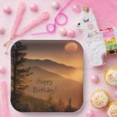 Smokey Mountains Papieren Bordje (Feest)