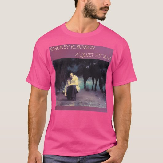 Smokey Music Robinson Een rustig Storm. T-shirt (Voorkant)