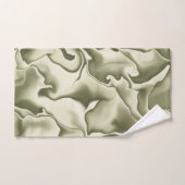 Smokey Olive Green en Tan Pattern Bad Handdoek (Handdoek)