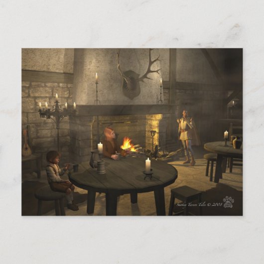 Smokey Tavern Tales Briefkaart (Voorkant)
