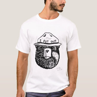 Smokey the Bear Dooft Het Uit T-shirt
