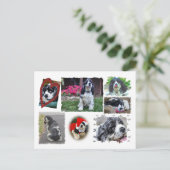 Smokey-the Spaniel Briefkaart (Staand voorkant)