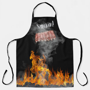 Smokin BBQ Ribs Apron Schort