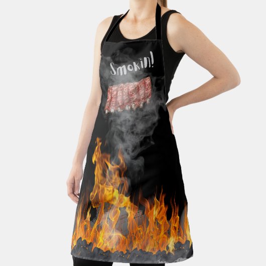 Smokin BBQ Ribs Apron Schort (Insitu)