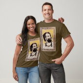 Smokin' Dude en Lion met je woorden T-shirt (Unisex)