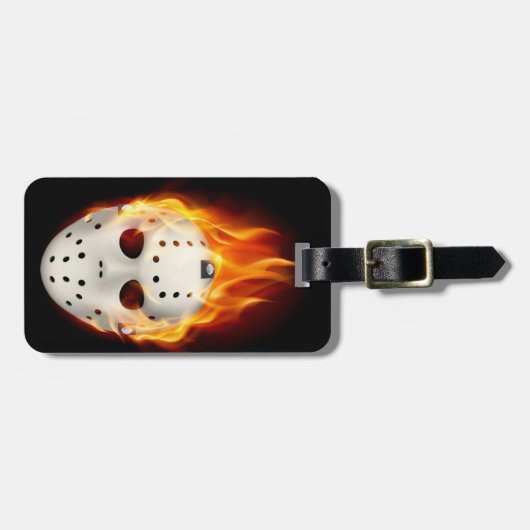 SMOKIN' GOALIE BAGAGELABEL (Voorkant horizontaal)