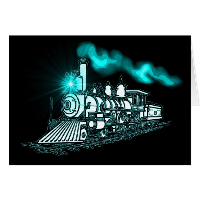 Smokin Green Train (Voorkant Horizontaal)