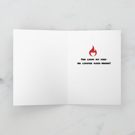 Smokin' Hot Husband Verjaardag Kaart (Binnen)