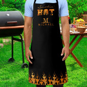 SMOKIN HOT Monogram Naam BBQ Roker Schort