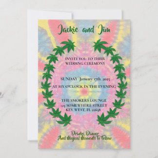 Smokin' Hot Wedding Invitation Kaart