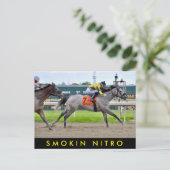 Smokin Nitro Briefkaart (Staand voorkant)