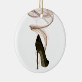 Smokin Stiletto Shoe Art Keramisch Ornament (Rechts)
