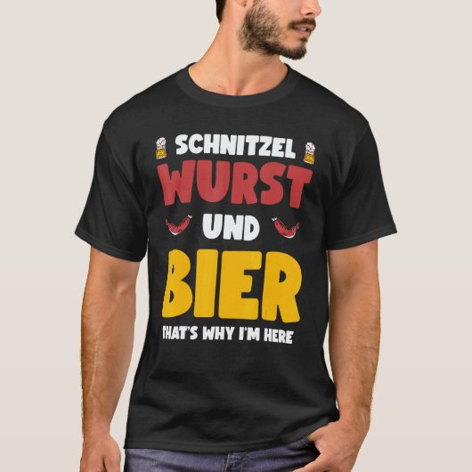Smoking And Grilling German Wurst 12 T-shirt (Voorkant)