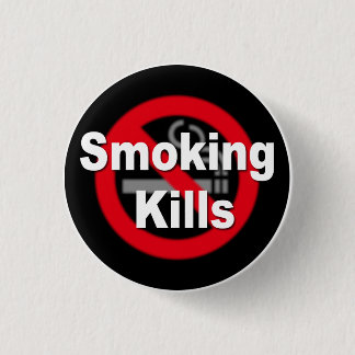 Smoking Kills Ronde Button 3,2 Cm
