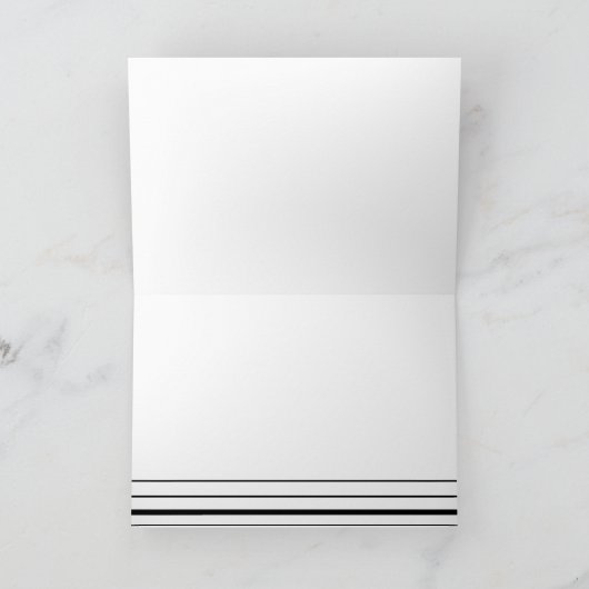 Smoking noir et blanc Merci (Intérieur)