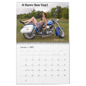 Smokin'Hot Biker Babe/Bikes 2016 Calendrier (Jan 2027)