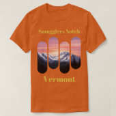 Smokkelaars Notch ski Vermont 2 T-shirt (Design voorkant)