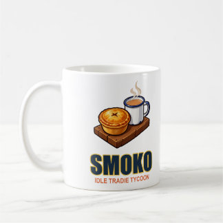 Smoko-mok, taart en kopje thee tradie-cadeau koffiemok