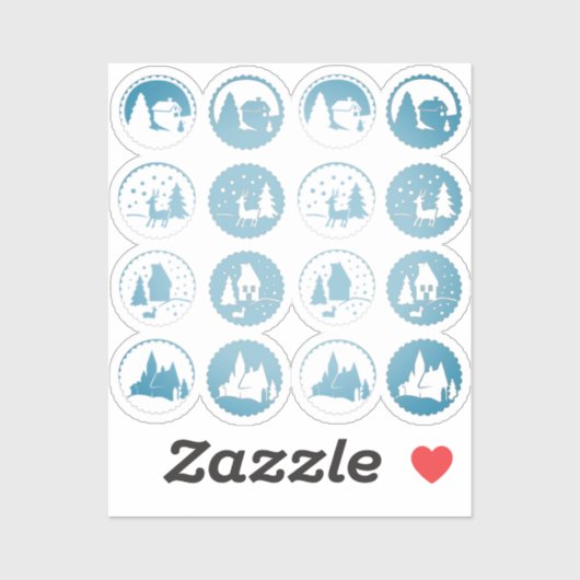 Smoky Blue set Sticker (Vel)