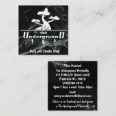 Smoky de ondergrondse Visitekaartjes (Voorkant / Achterkant)