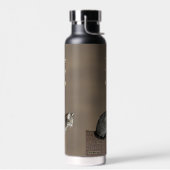 Smoky Gray Tabby Cat Waterfles (Links)