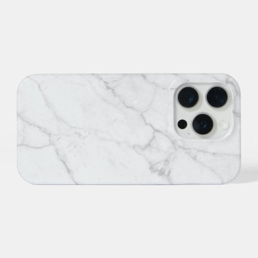 Smoky Grey Marble Swirl iPhone Hoesje (Achterkant horizontaal)
