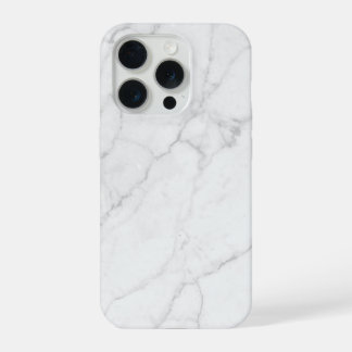 Smoky Grey Marble Swirl iPhone 15 Pro Hoesje
