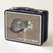 Smoky Grey Tabby Kat (Achterkant)