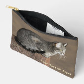 Smoky Grey Tabby Kat Etui (Open)