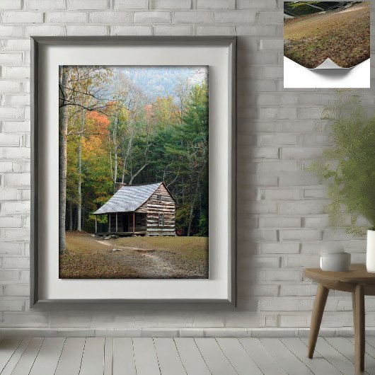 Smoky Mountain Cabin Poster
