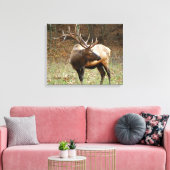 Smoky Mountain Elk Canvas Afdruk (Insitu (Woonkamer))