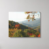 Smoky Mountain Foliage Canvas Afdruk (Voorkant)