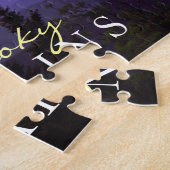 Smoky Mountain Sunrise - speelgoed puzzle Legpuzzel (Zijkant)