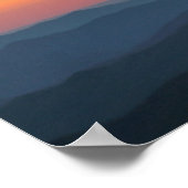 Smoky Mountain Sunset Poster (Hoek)