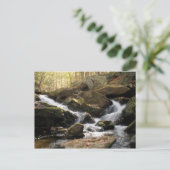Smoky Mountain Waterfall II Briefkaart (Staand voorkant)